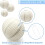 Round Paper Lanterns 8 10 12 in Grey 6 pcs 3