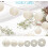 Round Paper Lanterns 8 10 12 in Grey 6 pcs 5
