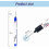 Pennarelli per marcatura a punta lunga e foro profondo, impermeabili e permanenti, 5 pezzi 3