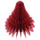 Red Paper Honeycomb Christmas Tree Decoration 4