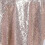 Sequined Table Overlay 72 x 72 in Blush 4