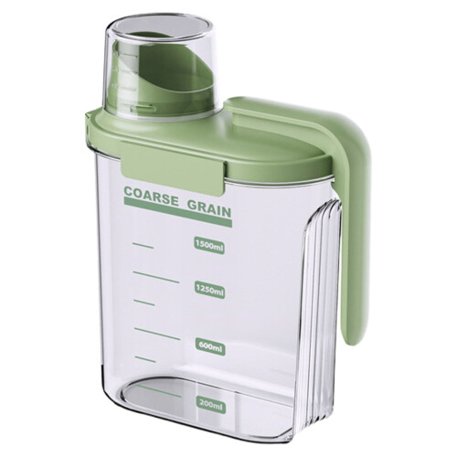 Recipient alimentar etanș din plastic, 1,5 l, cu capac dozator 2