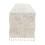 Lace Tassel Table Runner White 100x30cm 2