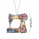 Acrylic Sewing Machine Pendant Decorative Flat 3