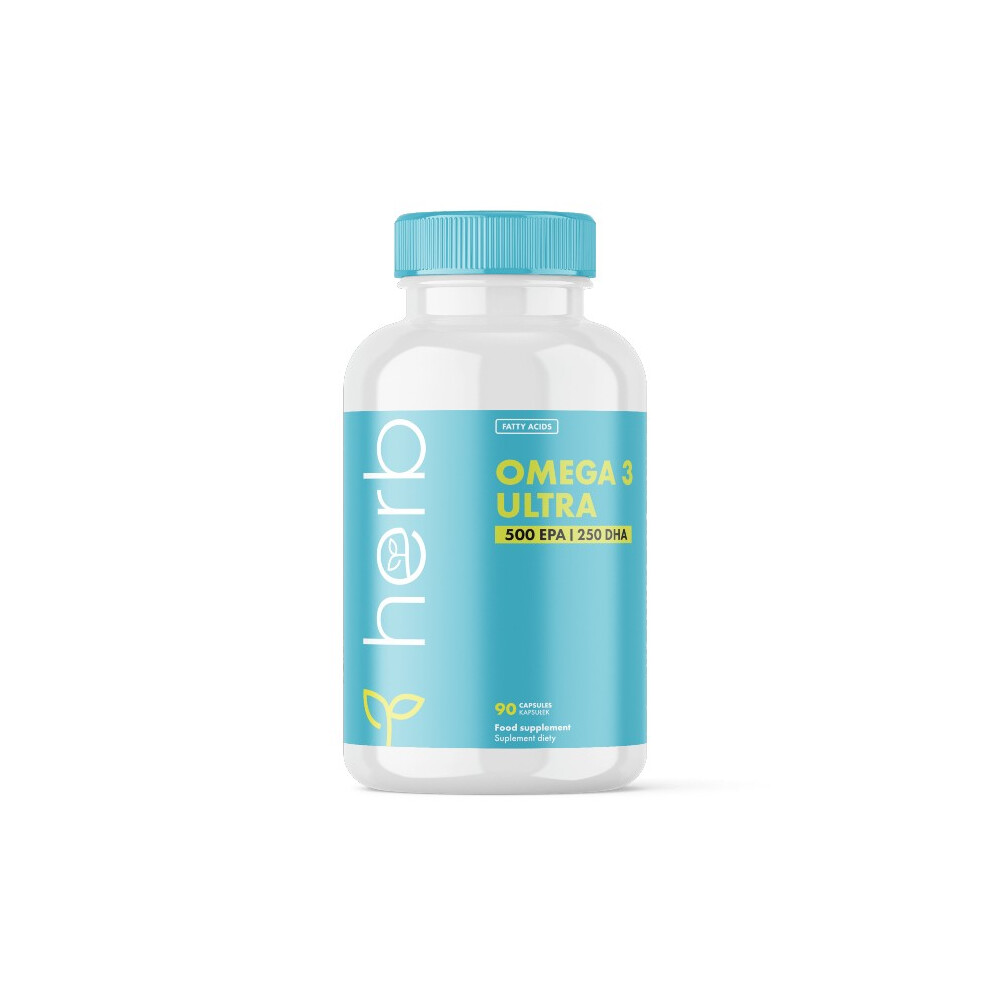 Omega-3 Ultra 1000 mg  (EPA 500/ DHA 250) 90 Capsules Herb