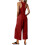 Damen-Sommer-Overall aus Polyester – Kurzarm, Taschen 4