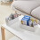 White PP Storage Bins with Handles 9.8" x 6.3" x 5.3" 4