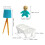 Mini Doll Crib and Floor Lamp Set – Assorted Colours 2
