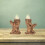 Resin Stump Candlestick Holders (Pair) 5