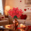 Faux Red Flower Bouquet – 55cm Table Centerpiece 4