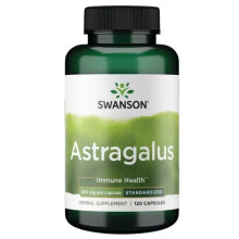 Astragalus - Normalizado 500 mg 120 Cápsulas Swanson Health Products