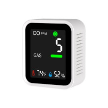 4-in-1 Slimme CO-Meterbox Realtime Luchtkwaliteitsmonitor Veiligheidsdetector voor de Temperatuur en Vochtigheid van Brandbaar Gas