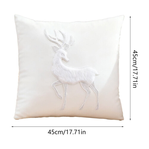 Față de pernă brodată de Crăciun 45x45cm 2
