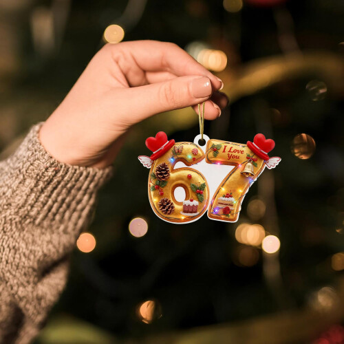 Κρεμαστό νούμερο 67 για την ημέρα του Αγίου Βαλεντίνου για πάρτι στο σπίτι 1
