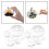 White Foam Mini Pumpkins for Fall Decor – 20 pcs, 65mm 5