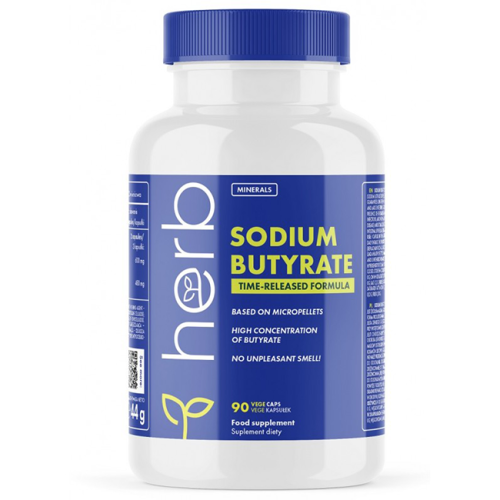 Butyrate de sodium 300 mg 90 Capsules Herb