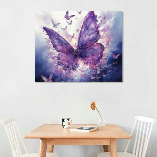 Butterfly Wall Art Canvas Print – Gallery Wrapped, Ready 1