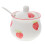 Ceramic Salt Jar with Lid 8.5 x 8.5 x 7 cm 3