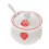 Ceramic Salt Jar with Lid 8.5 x 8.5 x 7 cm 4