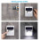 2 Pack Solar Motion Sensor Lights, 20-LED IP65 Outdoor 5