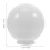 White Glass Lamp Shade – Spherical, 16.5 x 15 cm 2