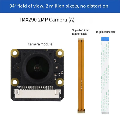 Módulo de Câmera IMX290 de 2 Megapixels. Sensor de Imagem IMX290 Que Oferece Qualidade de Imagem Sem Distorção para Raspberry Pi 94 2