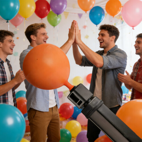 Manual Balloon Pump for Long Balloons – Black 1