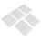Set extensii spate sutien alb, pachet de 5 cârlige din alamă 4