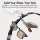 YF01 Y-Flex Strap Camera/Phone Shoulder Strap Wrist Strap with Type-C Data Transfer Cable for Outdoor Photography Black 5