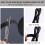 Kabelbinders met klittenbandsluiting, 1,25 cm breed, 54 meter, zwart 6