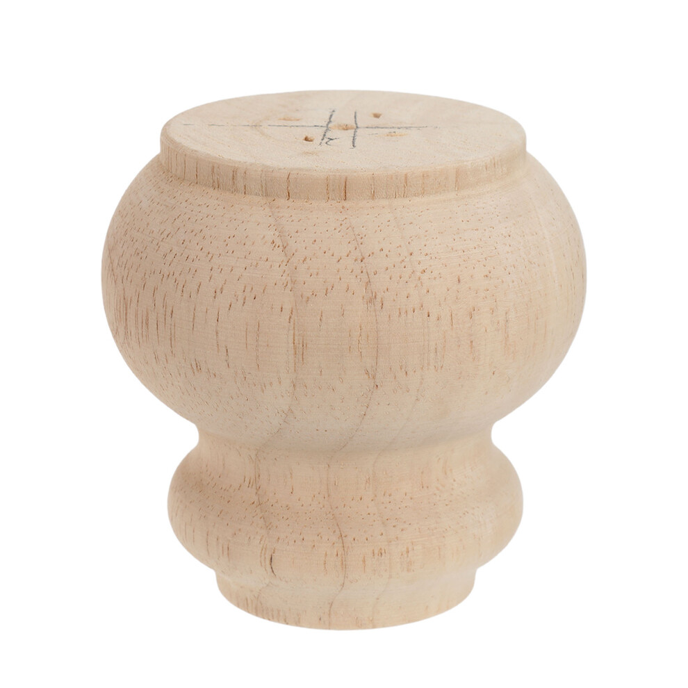 Round Solid Wood Sofa Legs Khaki French Decorative Furniture Feet 3663257740500