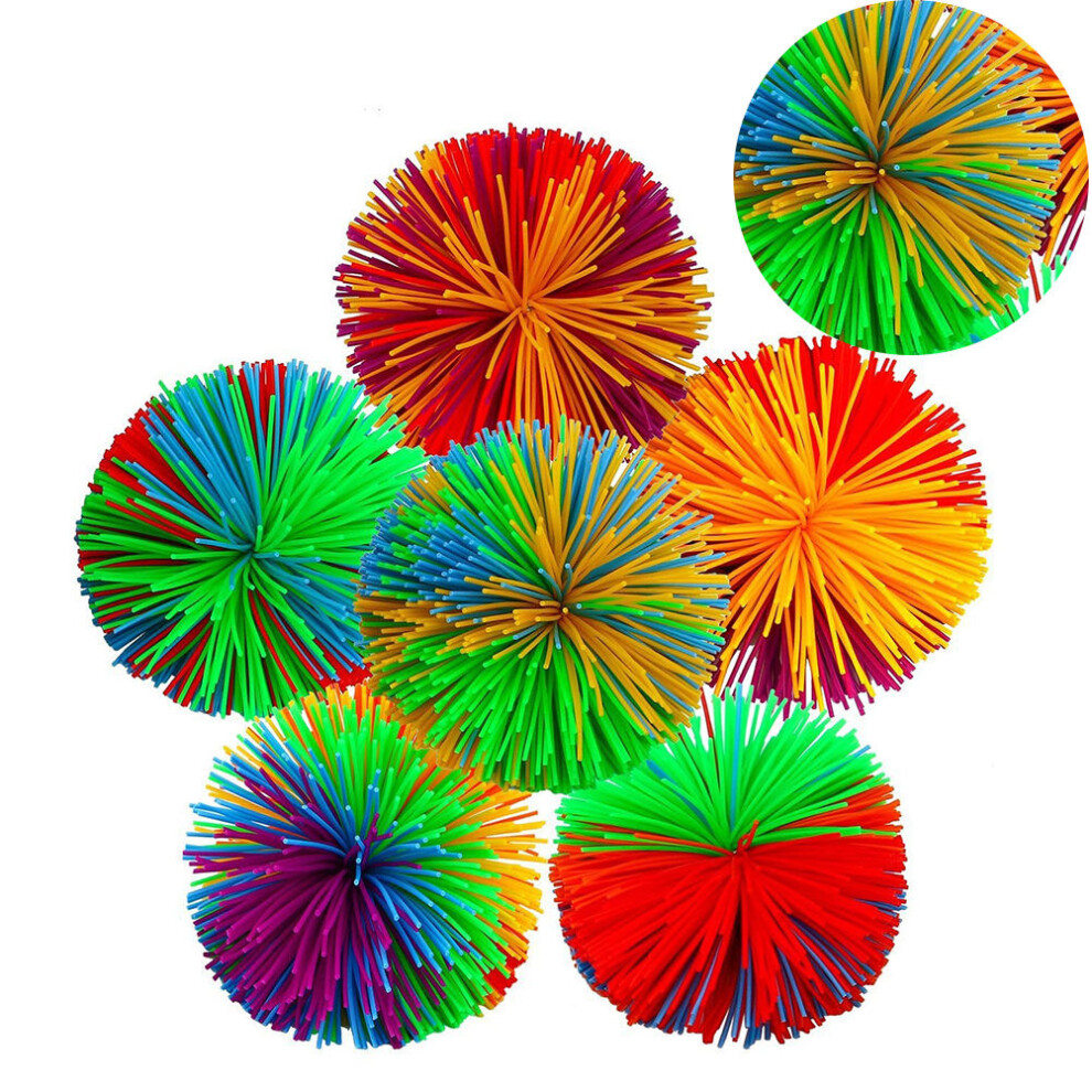 4Sets Silicone Stringy Balls Assorted Colors Kids Sensory Fidget Toys Totority