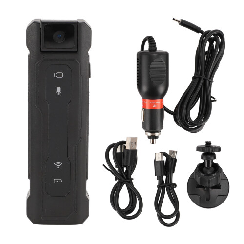 1080P camcorder piccolo 1200mAh 4-256GB compatto nero 1
