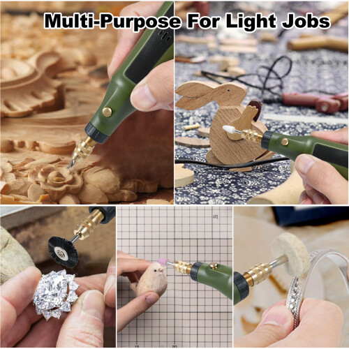 Mini Rotary Tool Kit 4.2V 72 Pcs, Multi-Speed, Compact & Portable 1