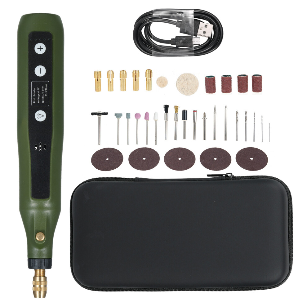 Mini Rotary Tool Kit 4.2V, 34 Accessories, 5-Speed, Light & Compact 6931385744392