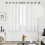 White Thermal Blackout Curtains with Silver Wave Print, 2
