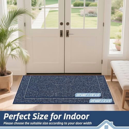 Πατάκι πόρτας Dirt Trapper 24"x60", Αντιολισθητικό, Πλενόμενο & Απορροφητικό, Χαμηλό 1