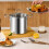 Italian pasta pot with steamer insert stainless steel 6