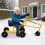 Sand Digger with Adjustable Arm and Stable Base Yellow 5