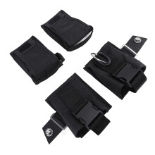 2 Stück Nylon Taucherbleitaschen mit Schnellverschluss für BCD-Tauchen