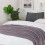 Dark Lavender Acrylic Throw Blanket 50 x 90 in 4