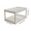 2-Tier Desktop Storage Shelf, White Plastic, 28x18x15cm 3