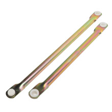 2 piezas de barra de enlace del motor del limpiaparabrisas, metal de alta dureza