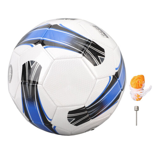Size 5 Explosion-Proof PVC Soccer Ball with Net Bag for Training 1