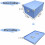 Collapsible Keepsake Box with Metal Corners & Lid 2