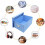 Collapsible Keepsake Box with Metal Corners & Lid 5