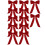 Velvet Christmas Tree Bow Decoration 12 Pack 2