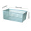 WZXPWT Large Plastic Storage Basket with Handles, Stackable Bin for Home & Kitchen Organization 3