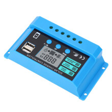 Controlador solar PWM LCD adaptativo de 20A 12V/24V