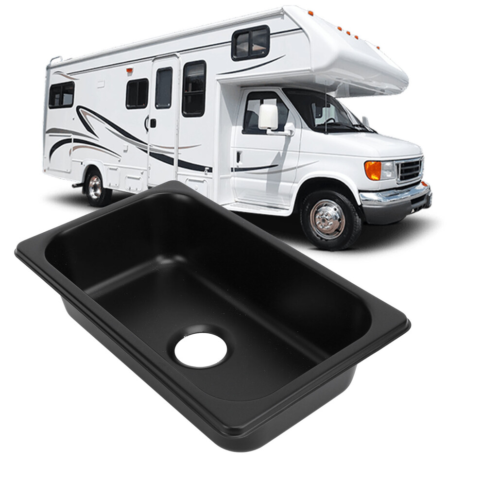 Rv Kitchen Sink 304 Stainless Steel Rectangular Hand Wash Basin 40Mm Sewer 4991384876281